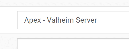 Valheim Name