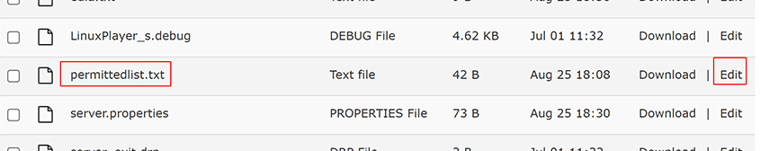 Valheim Whitelist FTP