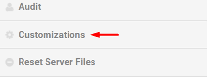 Password Customizations
