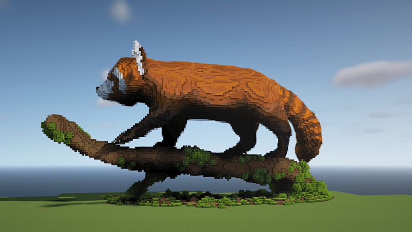 Minecraft red panda