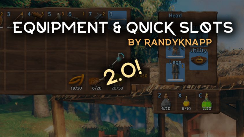 equipment and quick slots