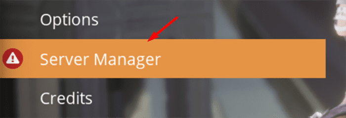 Satisfactory Menu Selection