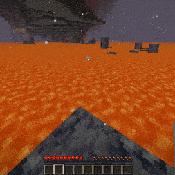 walking on lava