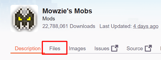 Mowzies Mobs Files