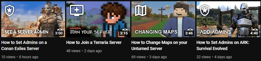 New Apex Hosting Videos