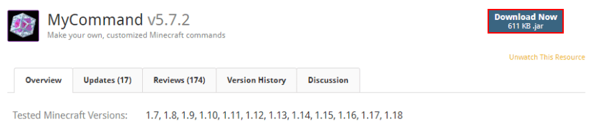 MyCommand Spigot Download