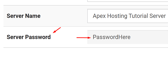 V Rising Password Customizations Page