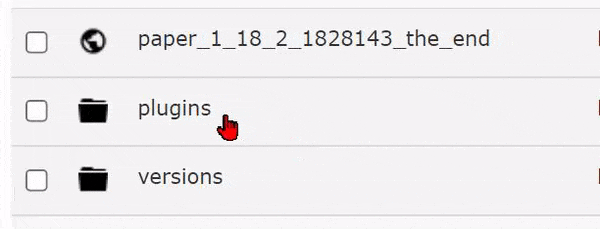 Votifier and Rewards FTP Navigation