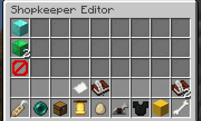 The in-game editor for new shops.
