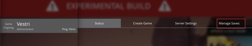 Satisfactory Manage Saves