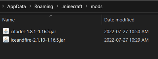 Ice and Fire ClientMods