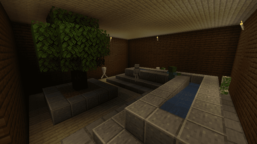 Minecraft Woodland Mansion Tree Room