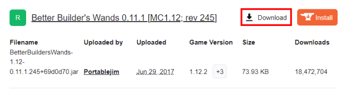 Better Builder's Wands CurseForge Download