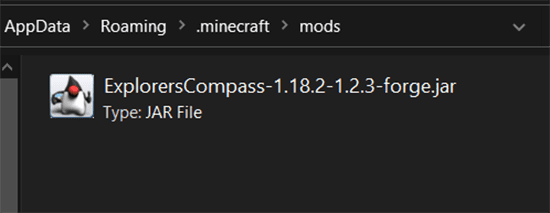 Explorers Compass Client Mods