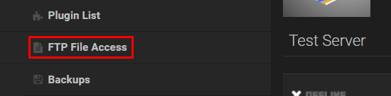 Apex Server FTP File Access