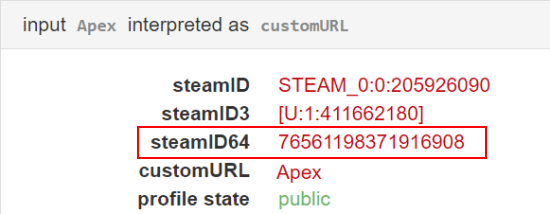 SteamID64 Lookup