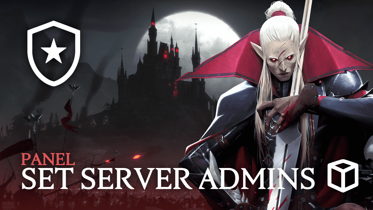 Cómo configurar los administradores en un servidor V Rising