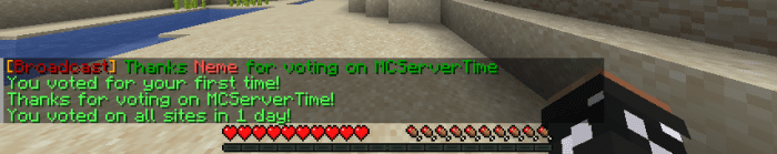Minecraft Vote