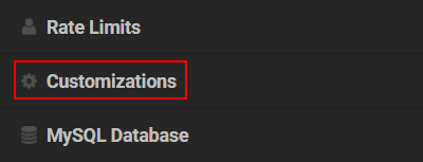 Apex Hosting Customizations