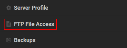 Apex Hosting FTP File Access