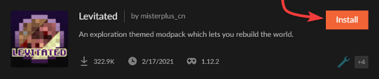 Levitated Modpack Download