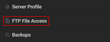 Conan Exiles FTP Server