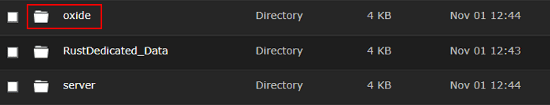 Rust Server Oxide Folder