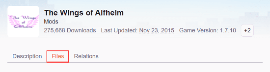 The Wings of Alfheim CurseForge