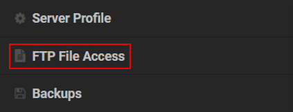 Minecraft FTP Server