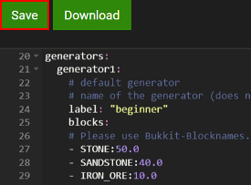 CustomOreGen Settings