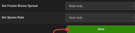 Terraria Edit Server Settings