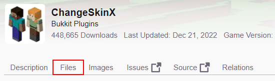 ChangeSkinX on CurseForge