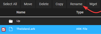 ARK Rename Save