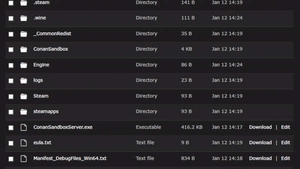 Conan Exiles Server Files