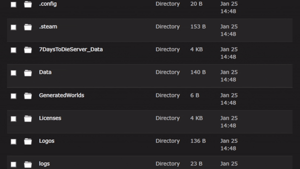 7 Days to Die Server Files