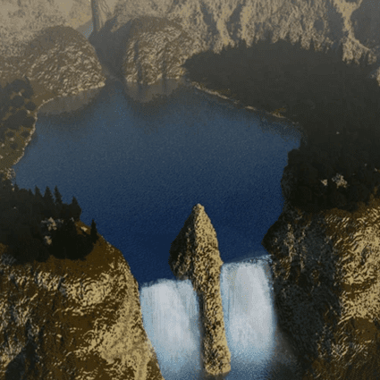 waterfall-middle-earth