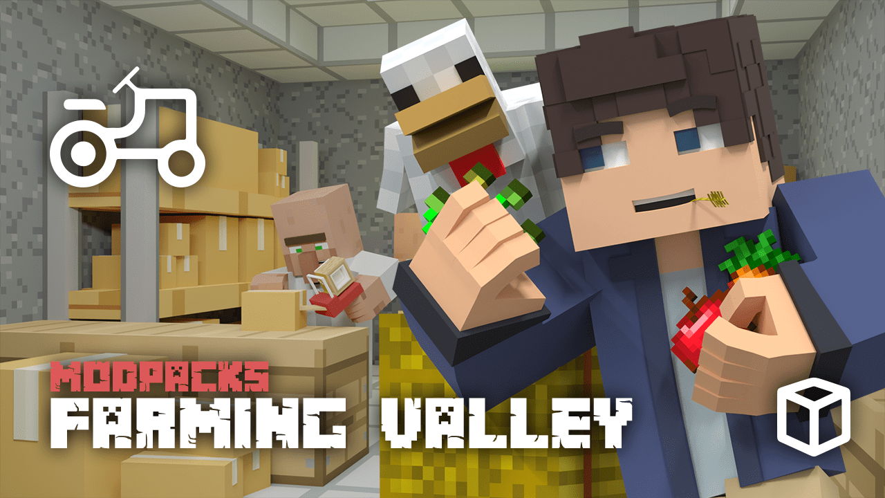 Configurar y jugar un servidor de Farming Valley en Minecraft Apex