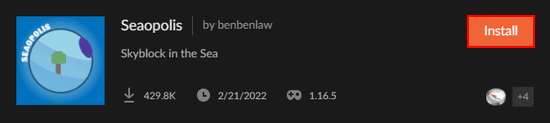 Seaopolis Modpack Download