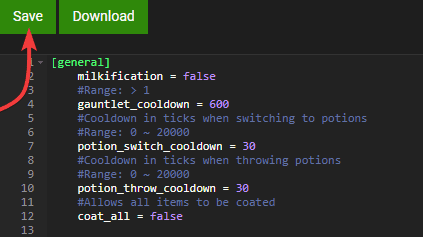 Dave's Potioneering Config