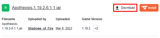 Apotheosis CurseForge Download