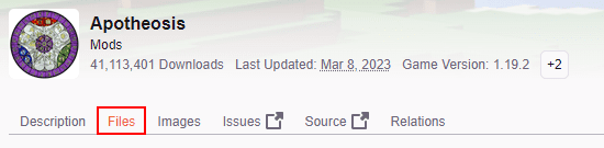 Apotheosis CurseForge Files