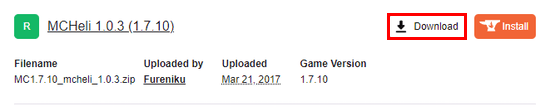 MCHeli Mod Download
