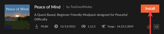 Peace of Mind CurseForge Download