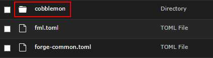 Cobblemon Server Folder