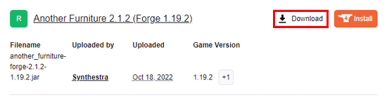 Another Furniture CurseForge Download