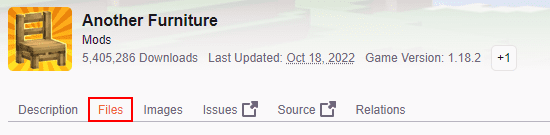Another Furniture CurseForge