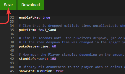 Brewery Plugin Settings