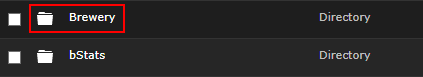 Brewery Config Folder