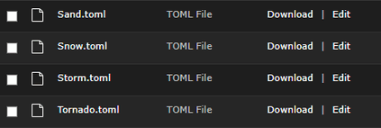 Weather Stormes Tornadoes Config Files