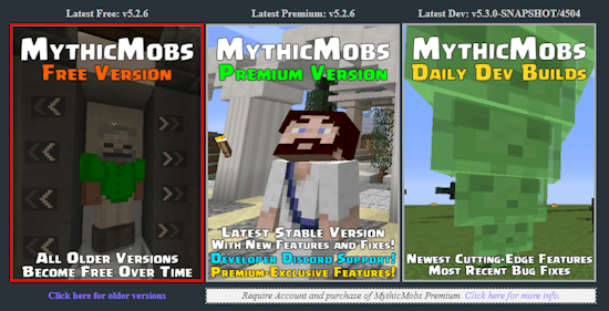 MythicMobs Download